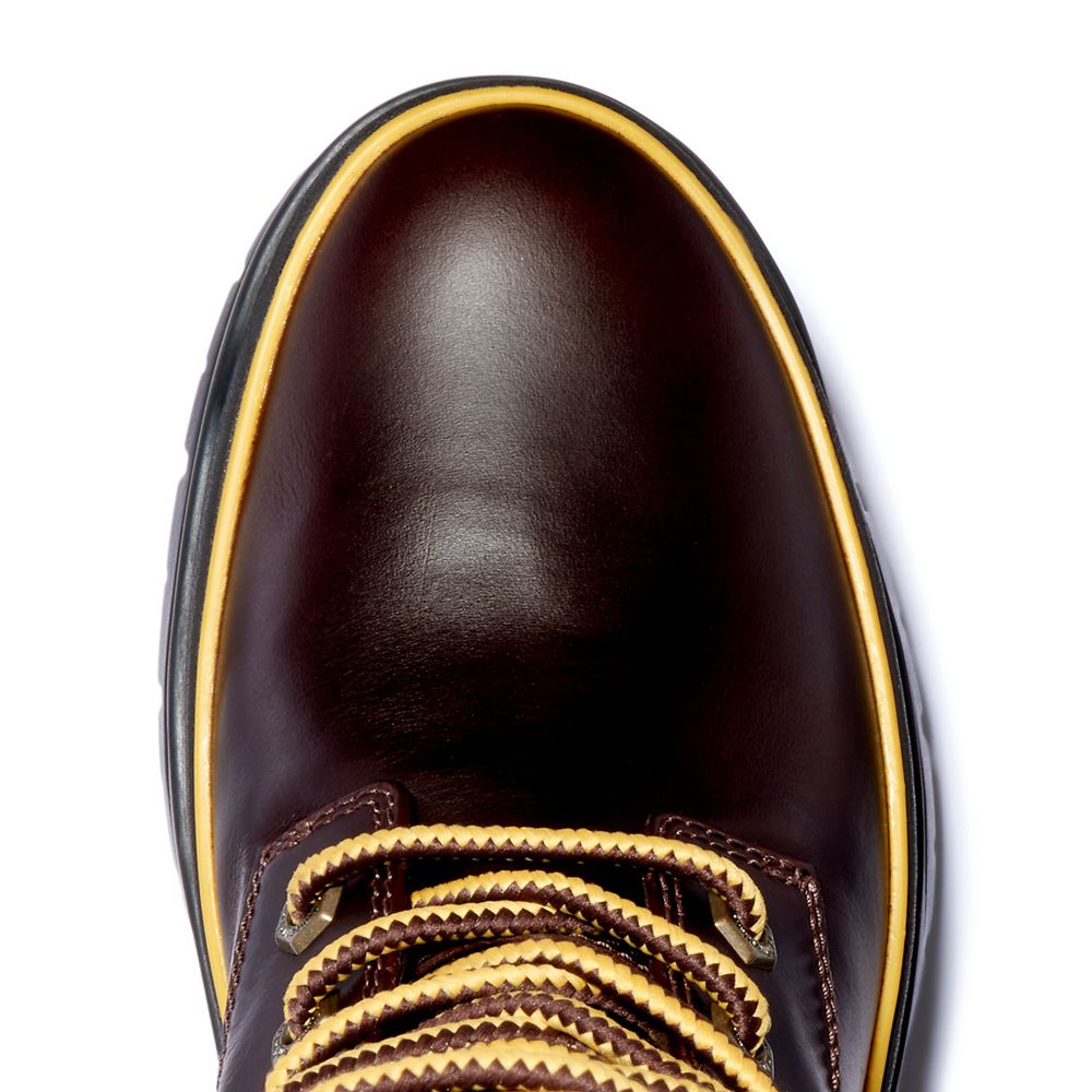 Botas Con Cordones Timberland Mujer Malynn Ek+ Waterproof Marrones Oscuro - Chile NOV-324051